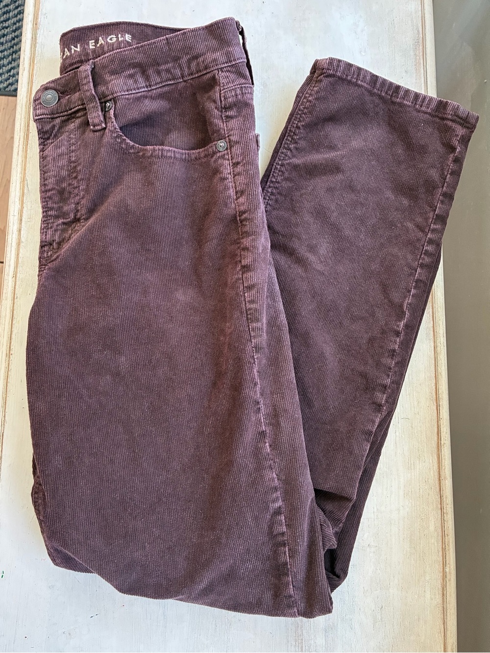 American Eagle Outfitters Women’s Corduroy Jeans - Plum size 6